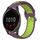 Per Garmin Vivoactive4 22mm Cinturino sportivo in silicone traspirante traforato (viola + lime) Per Garmin Vivoactive4 22mm Cinturino sportivo in silicone traspirante traforato (viola + lime)