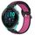 Per Garmin Forerunner 265 Music Cinturino sportivo in silicone traspirante perforato da 22 mm (nero + rosa rossa) Per Garmin Forerunner 265 Music Cinturino sportivo in silicone traspirante perforato da 22 mm (nero + rosa rossa)