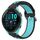 Per Garmin Forerunner 265 Music Cinturino sportivo in silicone traspirante perforato da 22 mm (nero + blu) Per Garmin Forerunner 265 Music Cinturino sportivo in silicone traspirante perforato da 22 mm (nero + blu)