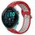 Per Garmin Forerunner 265 Music 22mm Cinturino in silicone sportivo traforato traspirante (rosso + grigio) Per Garmin Forerunner 265 Music 22mm Cinturino in silicone sportivo traforato traspirante (rosso + grigio)