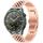 Per Huawei Watch GT3 SE Five Bull Mezzo tondo cinturino in acciaio inossidabile + strumento di rimozione cinturino (oro rosa) Per Huawei Watch GT3 SE Five Bull Mezzo tondo cinturino in acciaio inossidabile + strumento di rimozione cinturino (oro rosa)