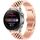 Per Huawei Watch3 Pro New Five Bull Mezzo tondo cinturino in acciaio inossidabile + strumento di rimozione cinturino (oro rosa) Per Huawei Watch3 Pro New Five Bull Mezzo tondo cinturino in acciaio inossidabile + strumento di rimozione cinturino (oro rosa)