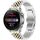 Per Huawei Watch3 Pro New Five Bull Mezzo tondo cinturino in acciaio inossidabile + strumento di rimozione cinturino (argento + oro) Per Huawei Watch3 Pro New Five Bull Mezzo tondo cinturino in acciaio inossidabile + strumento di rimozione cinturino (argento + oro)