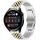 Per Huawei Watch 3/3 Pro Five Bull Mezzo tondo cinturino in acciaio inossidabile + strumento di rimozione cinturino (argento + oro) Per Huawei Watch 3/3 Pro Five Bull Mezzo tondo cinturino in acciaio inossidabile + strumento di rimozione cinturino (argento + oro)