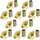10pcs SMA femmina connettore a crimpare per RG58 / LMR195 / RG142 / RG400