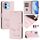 Per vivo Y38 5G Smile Embossing RFID Custodia in pelle per telefono (rosa) Per vivo Y38 5G Smile Embossing RFID Custodia in pelle per telefono (rosa)