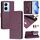 Per vivo Y78 5G Global / V29 Lite Smile Embossing RFID Custodia in pelle per telefono (viola) Per vivo Y78 5G Global / V29 Lite Smile Embossing RFID Custodia in pelle per telefono (viola)