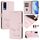 Per vivo Y31 4G 2021 India Smile Embossing RFID Custodia in pelle per telefono (rosa) Per vivo Y31 4G 2021 India Smile Embossing RFID Custodia in pelle per telefono (rosa)