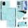 Per vivo Y52S 5G / iQOO U3 Smile Embossing RFID Custodia in pelle per telefono (verde menta) Per vivo Y52S 5G / iQOO U3 Smile Embossing RFID Custodia in pelle per telefono (verde menta)