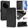 Per Xiaomi 14 Ultra Smile Embossing RFID Custodia in pelle per telefono (nero) Per Xiaomi 14 Ultra Smile Embossing RFID Custodia in pelle per telefono (nero)