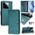 Per Xiaomi 14 Smile Embossing RFID Custodia in pelle per telefono (verde pavone) Per Xiaomi 14 Smile Embossing RFID Custodia in pelle per telefono (verde pavone)