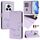 Custodia per telefono in pelle RFID con stampa Global Smile per Honor Magic6 Pro 5G (viola chiaro) Custodia per telefono in pelle RFID con stampa Global Smile per Honor Magic6 Pro 5G (viola chiaro)