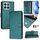 Custodia per telefono in pelle con stampa RFID Smile Embossing per Honor X6a 4G (verde pavone) Custodia per telefono in pelle con stampa RFID Smile Embossing per Honor X6a 4G (verde pavone)