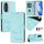 Per Honor 60 Pro 5G Smile Embossing RFID Custodia in pelle per telefono (verde menta) Per Honor 60 Pro 5G Smile Embossing RFID Custodia in pelle per telefono (verde menta)