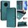 Custodia per telefono in pelle con stampa RFID per Honor 50 Lite Smile (verde pavone) Custodia per telefono in pelle con stampa RFID per Honor 50 Lite Smile (verde pavone)