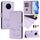 Custodia per telefono in pelle con stampa RFID per Honor 50 Lite Smile (viola chiaro) Custodia per telefono in pelle con stampa RFID per Honor 50 Lite Smile (viola chiaro)