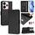 Per Redmi 13 4G / Note 13R Smile Embossing RFID Custodia in pelle per telefono (nero) Per Redmi 13 4G / Note 13R Smile Embossing RFID Custodia in pelle per telefono (nero)