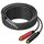 Cavo audio adattatore splitter a Y per laptop da 5 m placcato oro da 3,5 mm TRS maschio a 2 x 6,35 mm femmina (nero) Cavo audio adattatore splitter a Y per laptop da 5 m placcato oro da 3,5 mm TRS maschio a 2 x 6,35 mm femmina (nero)
