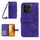 Per Xiaomi 14T 5G Global Skin Feel Sun Flower Custodia in pelle con cordino (viola scuro) Per Xiaomi 14T 5G Global Skin Feel Sun Flower Custodia in pelle con cordino (viola scuro)