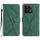 Per Xiaomi 14T 5G Custodia per telefono in pelle goffrata con cuciture globali (verde) Per Xiaomi 14T 5G Custodia per telefono in pelle goffrata con cuciture globali (verde)