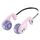 WEKOME WT-F26 Colorfon Series Ventaglio da collo (viola rosa)
