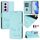 Per OPPO Reno12 Pro Global Smile Embossing RFID Custodia in pelle per telefono (verde menta) Per OPPO Reno12 Pro Global Smile Embossing RFID Custodia in pelle per telefono (verde menta)