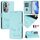 Per OPPO Reno11 Pro 5G Global Smile Embossing RFID Custodia in pelle per telefono (verde menta) Per OPPO Reno11 Pro 5G Global Smile Embossing RFID Custodia in pelle per telefono (verde menta)