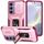 Per Samsung Galaxy S24 FE 5G Custodia per telefono con supporto scorrevole Camshield (rosa + rosso rosa) Per Samsung Galaxy S24 FE 5G Custodia per telefono con supporto scorrevole Camshield (rosa + rosso rosa)