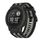 Per cinturino da orologio Garmin Instinct / Instinct 2 in nylon canvas a sgancio rapido da 22 mm (nero grigio) Per cinturino da orologio Garmin Instinct / Instinct 2 in nylon canvas a sgancio rapido da 22 mm (nero grigio)