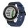 Per cinturino da orologio Garmin Approach S62 in nylon e tela a sgancio rapido da 22 mm (blu)