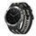 Per Garmin Quatix 5/5 Sapphire Nylon Canvas Quick Release Cinturino per orologio da 22 mm (nero grigio) Per Garmin Quatix 5/5 Sapphire Nylon Canvas Quick Release Cinturino per orologio da 22 mm (nero grigio)