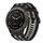 Per Garmin Fenix 6X / 6X Pro Nylon Canvas Quick Release 26mm Cinturino per orologio (nero grigio) Per Garmin Fenix 6X / 6X Pro Nylon Canvas Quick Release 26mm Cinturino per orologio (nero grigio)