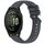 Per Garmin Forerunner 165 cinturino in silicone con texture a strisce da 20 mm (grigio scuro) Per Garmin Forerunner 165 cinturino in silicone con texture a strisce da 20 mm (grigio scuro)