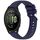 Per Garmin Forerunner 165 cinturino in silicone con texture a strisce da 20 mm (blu notte) Per Garmin Forerunner 165 cinturino in silicone con texture a strisce da 20 mm (blu notte)