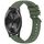 Per Garmin VivoMove Trend Stripe Texture cinturino in silicone da 20 mm (verde scuro) Per Garmin VivoMove Trend Stripe Texture cinturino in silicone da 20 mm (verde scuro)