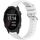 Per Garmin Forerunner 245 / 245 Music Stripe Texture Silicone Watch Band 20mm (Bianco) Per Garmin Forerunner 245 / 245 Music Stripe Texture Silicone Watch Band 20mm (Bianco)