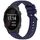 Per Garmin Forerunner 245 / 245 Music Stripe Texture Silicone Watch Band 20mm (Blu notte) Per Garmin Forerunner 245 / 245 Music Stripe Texture Silicone Watch Band 20mm (Blu notte)