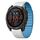 Per Garmin Fenix 8 AMOLED 47mm Dual Color Magnetic Quick Release 22mm Cinturino in silicone (bianco+azzurro cielo) Per Garmin Fenix 8 AMOLED 47mm Dual Color Magnetic Quick Release 22mm Cinturino in silicone (bianco+azzurro cielo)