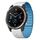 Per Garmin Quatix 7 Pro Dual Color Magnetic Quick Release 22mm Cinturino in silicone (bianco+azzurro cielo) Per Garmin Quatix 7 Pro Dual Color Magnetic Quick Release 22mm Cinturino in silicone (bianco+azzurro cielo)