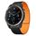 Per Garmin Quatix 7 Pro Dual Color Magnetic Quick Release 22mm Cinturino in silicone (nero+arancione) Per Garmin Quatix 7 Pro Dual Color Magnetic Quick Release 22mm Cinturino in silicone (nero+arancione)