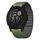 Per Garmin Descent G1 Dual Color Magnetic Quick Release 22mm Cinturino in silicone per orologio (verde+nero)