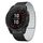 Per Garmin Fenix ​​7 / Fenix ​​7 Pro Dual Color Magnetic Quick Release 22mm Cinturino in silicone (nero+grigio)