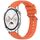 Per Huawei Watch GT 4 46mm Cinturino in silicone con trama a strisce da 22mm (arancione) Per Huawei Watch GT 4 46mm Cinturino in silicone con trama a strisce da 22mm (arancione)