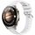 Per Huawei Watch 4 Cinturino in silicone con trama a strisce da 22 mm (bianco) Per Huawei Watch 4 Cinturino in silicone con trama a strisce da 22 mm (bianco)