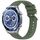 Per Huawei Watch Ultimate Stripe Texture cinturino in silicone da 22 mm (verde scuro) Per Huawei Watch Ultimate Stripe Texture cinturino in silicone da 22 mm (verde scuro)