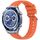 Per Huawei Watch Ultimate Stripe Texture cinturino in silicone da 22 mm (arancione) Per Huawei Watch Ultimate Stripe Texture cinturino in silicone da 22 mm (arancione)