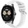 Per Huawei Watch Buds Stripe Texture cinturino in silicone da 22 mm (bianco) Per Huawei Watch Buds Stripe Texture cinturino in silicone da 22 mm (bianco)
