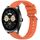 Per Huawei Watch Buds Stripe Texture 22mm Cinturino in silicone (arancione) Per Huawei Watch Buds Stripe Texture 22mm Cinturino in silicone (arancione)
