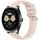 Per Huawei Watch Buds Stripe Texture 22mm Cinturino in silicone (rosa)