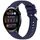 Per Huawei Watch 3 Cinturino in silicone con trama a strisce da 22 mm (blu notte) Per Huawei Watch 3 Cinturino in silicone con trama a strisce da 22 mm (blu notte)